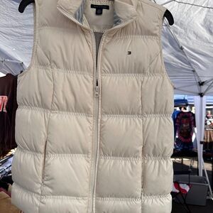 Tommy Hilfiger Cream and Blue Lined Jacket